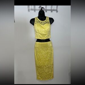 Womens Two Piece Skirt Set